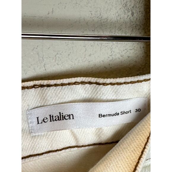 Frame Women's Le Italien LIBSH728 Size 30 Blanc Bermuda Short NWT - Picture 9 of 12